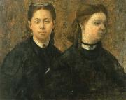 Edgar Degas Elena and Camila Montejasi-Cicerale Spain oil painting reproduction